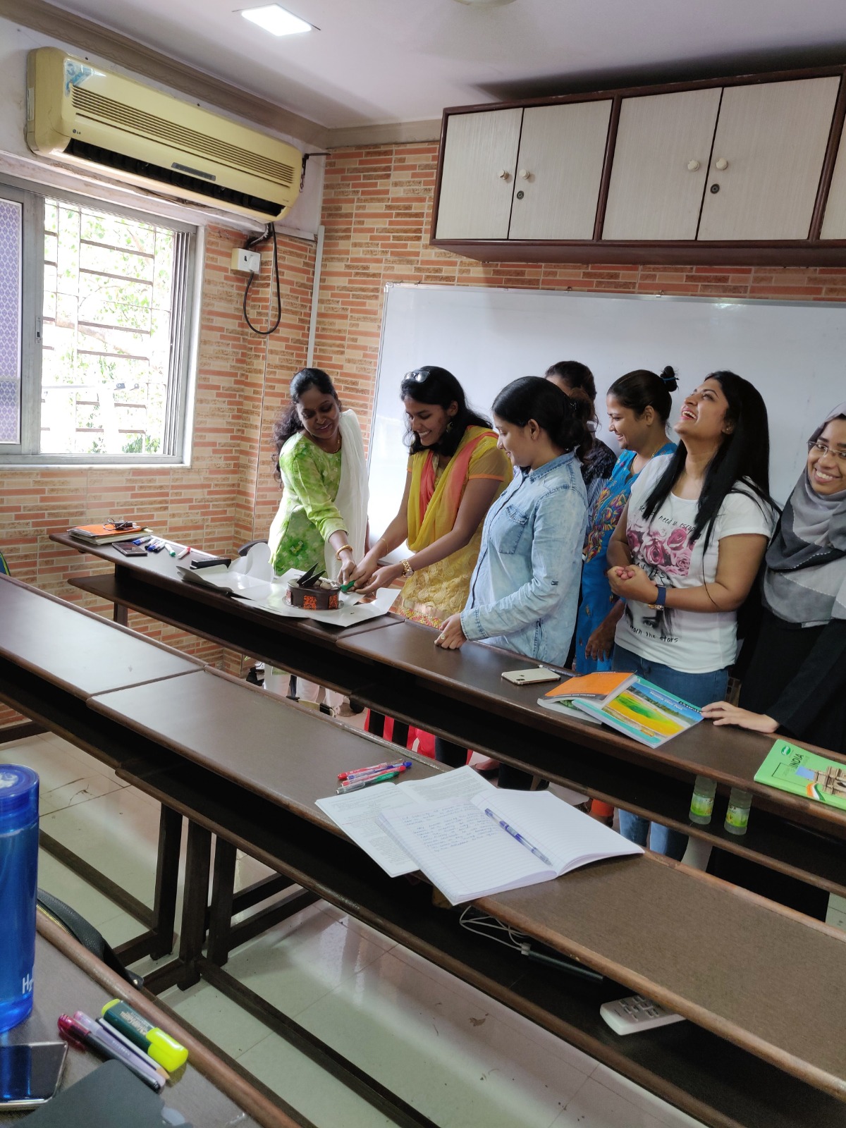 Students engaged in study